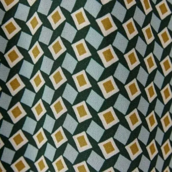 💕REFORMATION💕 Juliette Dress ~ Mosaic Multi-Color Geometric Print 4 NWOT